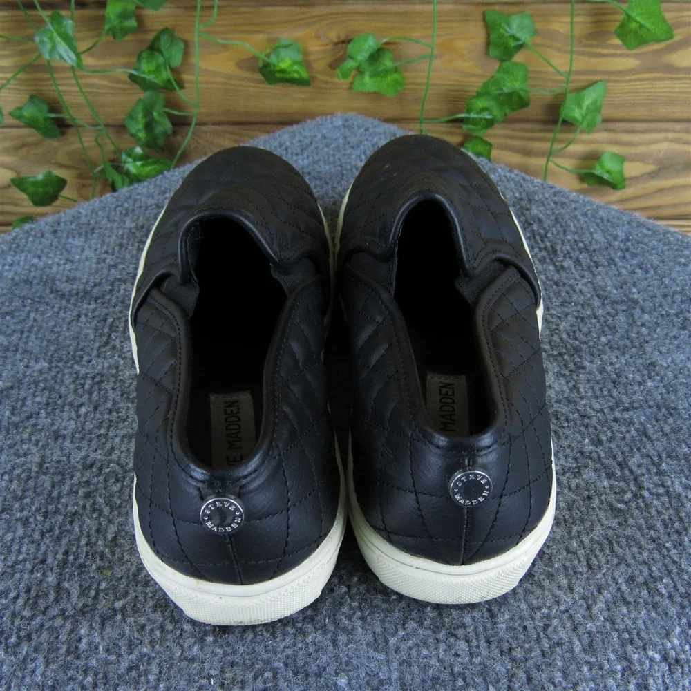 Steve Madden Women Ecentrcq Slip-On Black Synthetic Sz 7 Medium  Used 2025‎